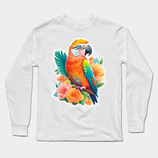 Tropical parrot Long Sleeve T-Shirt